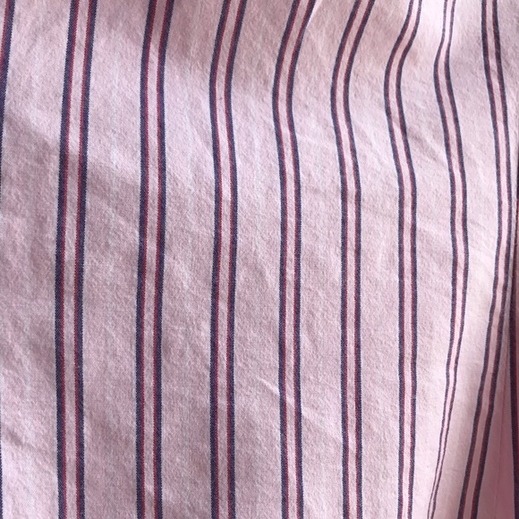 NFS- Mossimo Pink Striped Oxford Shirt 💘 Medium - Picture 3 of 8
